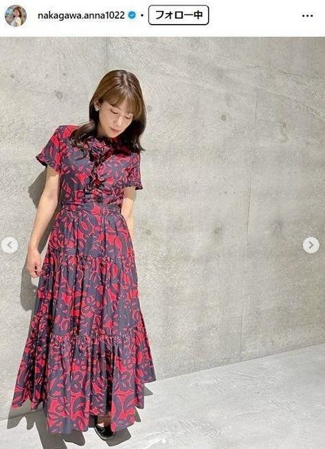 　中川安奈アナウンサーのインスタグラム＠ｎａｋａｇａｗａ．ａｎｎａ１０２２