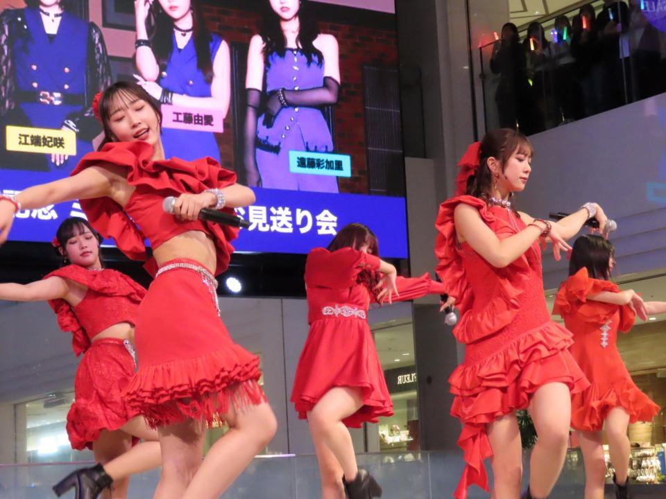 　ミニライブを行ったＪｕｉｃｅ＝Ｊｕｉｃｅ