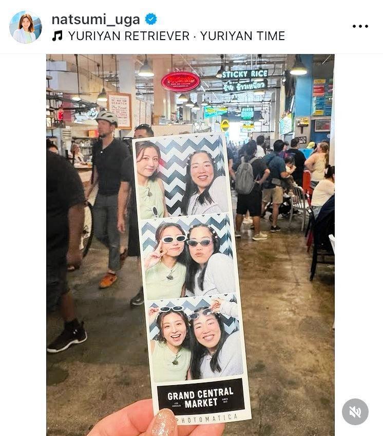 宇賀なつみのインスタグラム＠ｎａｔｓｕｍｉ＿ｕｇａ（１０月３日付）より