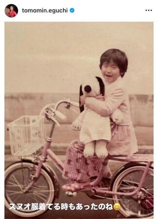 　江口ともみのインスタグラム＠ｔｏｍｏｍｉｎ．ｅｇｕｃｈｉから