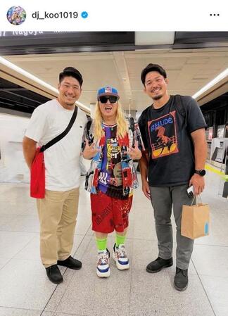 　ＤＪ　ＫＯＯのインスタグラム＠ｄｊ＿ｋｏｏ１０１９から