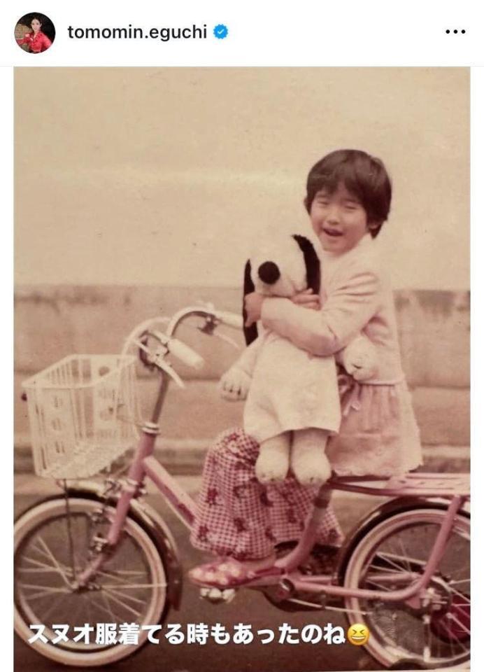 　江口ともみのインスタグラム＠ｔｏｍｏｍｉｎ．ｅｇｕｃｈｉから