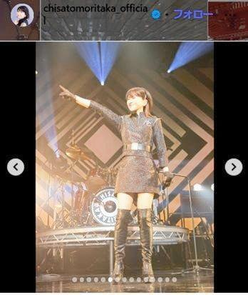 　森高千里のインスタグラム＠ｃｈｉｓａｔｏｍｏｒｉｔａｋａ＿ｏｆｆｉｃｉａｌより