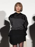 　舞台あいさつに登壇した森七菜（撮影・西岡正）