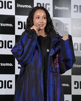 　イベントに登場した沢尻エリカ（撮影・伊藤笙子）