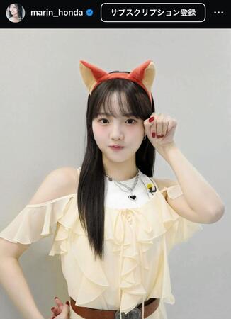 　本田真凜のインスタグラム＠ｍａｒｉｎ＿ｈｏｎｄａから