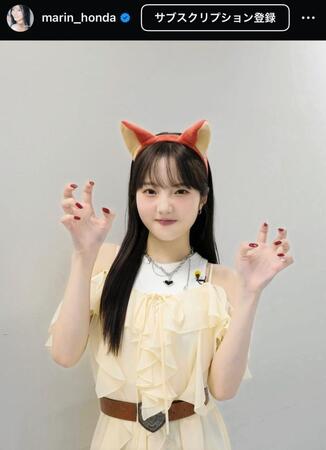 　本田真凜のインスタグラム＠ｍａｒｉｎ＿ｈｏｎｄａから