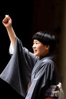 　独演会を行った桂二葉（撮影：木原千裕）