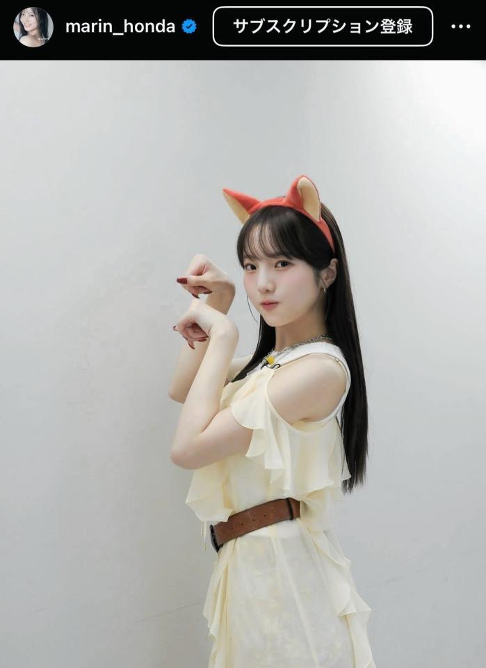 　本田真凜のインスタグラム＠ｍａｒｉｎ＿ｈｏｎｄａから