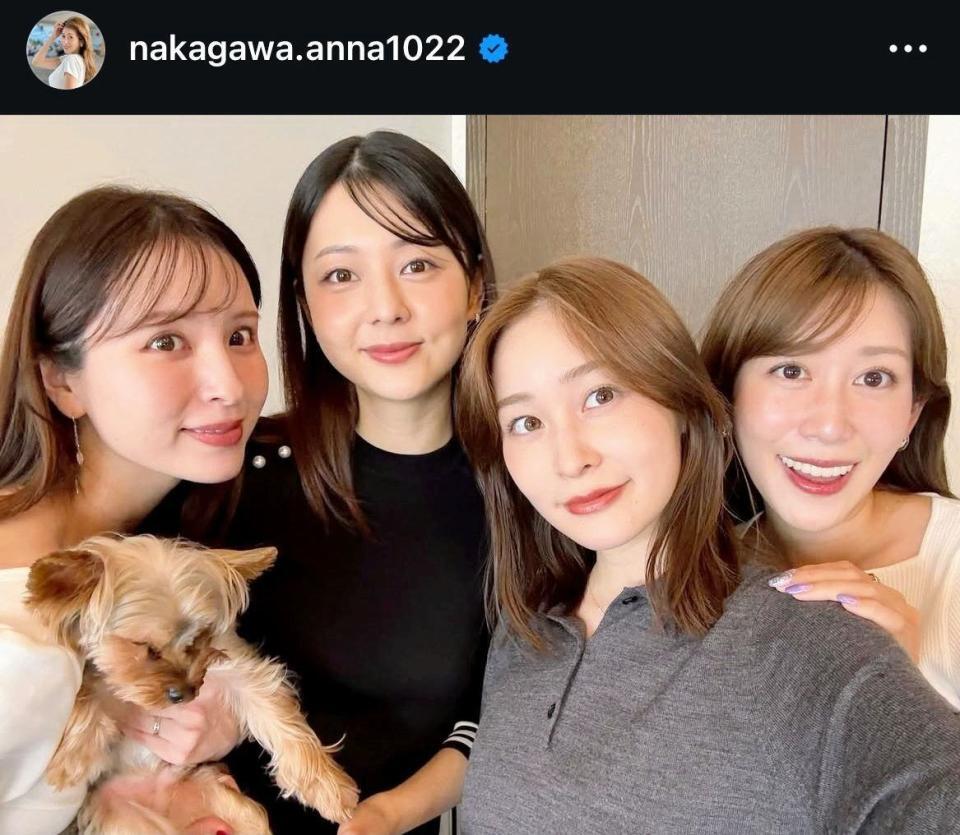 　中川安奈アナのインスタグラム＠ｎａｋａｇａｗａ．ａｎｎａ１０２２から