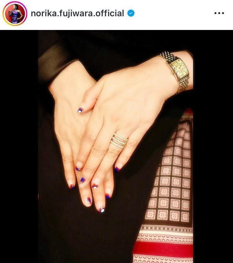 　時計も指輪もゴージャス♥藤原紀香のインスタグラム＠ｎｏｒｉｋａ．ｆｕｊｉｗａｒａ．ｏｆｆｉｃｉａｌより