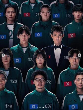 　イム・シワンの公式インスタグラム＠ｙｉｍ＿ｓｉｗａｎｇより　「イカゲーム」には２から出演、ＮＯ．３３３のイ・ミョンギ役を演じた