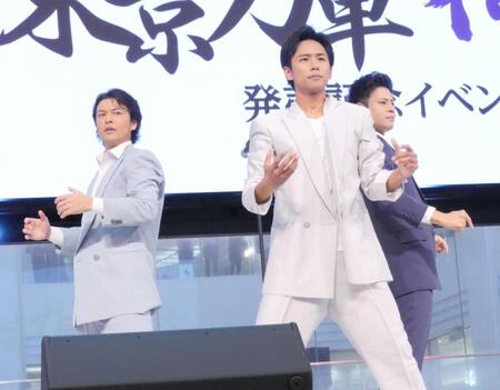 　パフォーマンスで魅了する東京力車