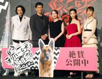 　（左から）オダギリジョー、高嶋政宏、吉岡里帆、森川葵、菊池姫奈