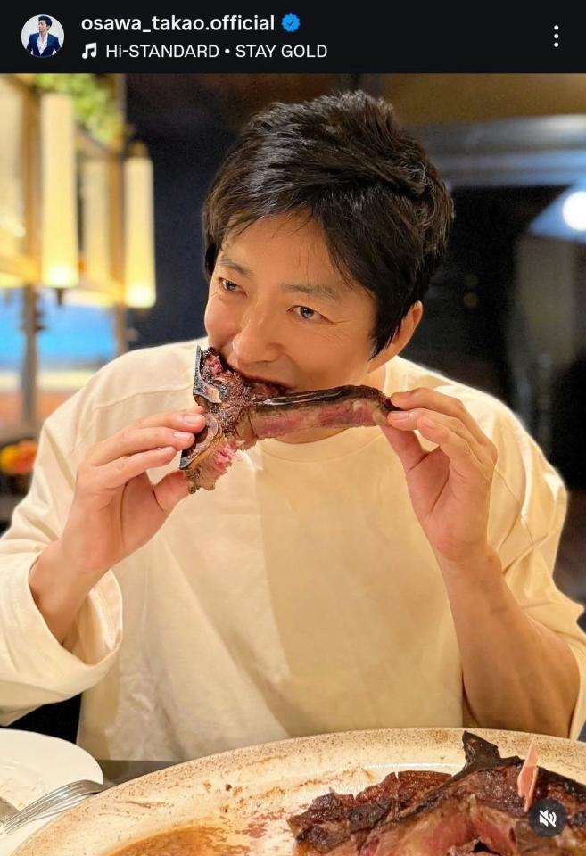 　大沢たかおインスタグラム＠ｏｓａｗａ＿ｔａｋａｏ．ｏｆｆｉｃｉａｌから