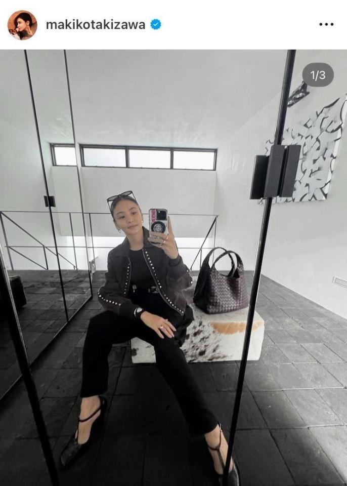 滝沢眞規子のインスタグラム＠ｍａｋｉｋｏｔａｋｉｚａｗａより 
