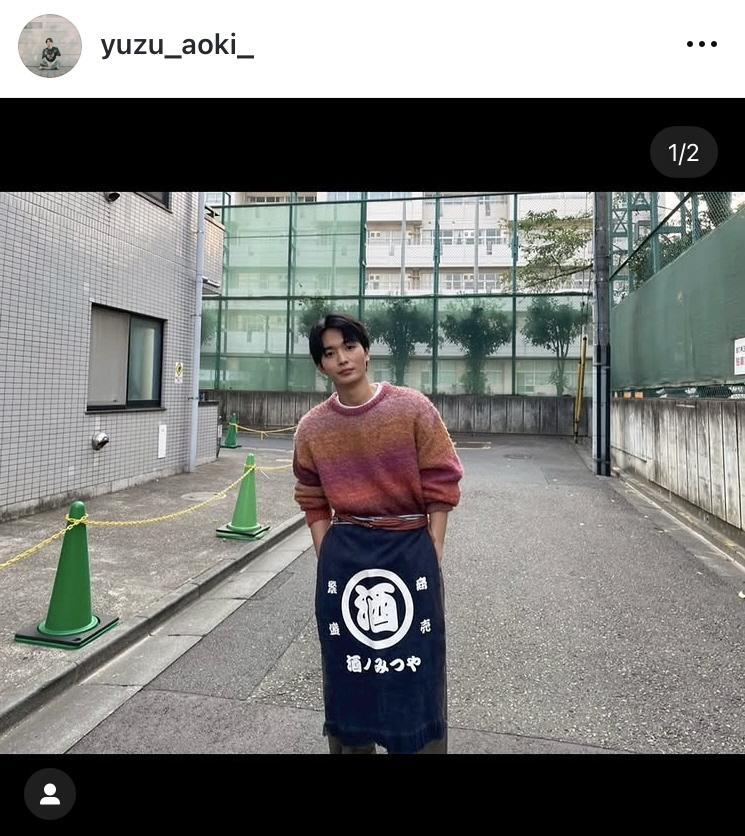 青木柚のインスタグラム＠ｙｕｚｕ＿ａｏｋｉ＿より