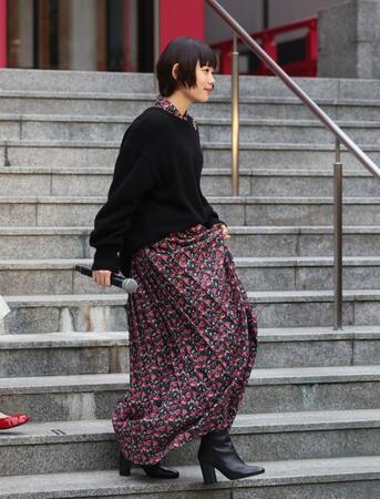 　ヒット祈願を行った杉咲花（撮影・石井剣太郎）