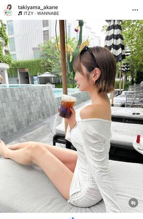 瀧山あかねのインスタグラム＠ｔａｋｉｙａｍａ＿ａｋａｎｅより