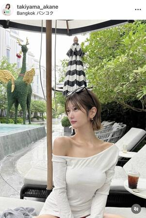 瀧山あかねのインスタグラム＠ｔａｋｉｙａｍａ＿ａｋａｎｅより
