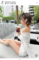 瀧山あかねのインスタグラム＠ｔａｋｉｙａｍａ＿ａｋａｎｅより