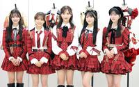 　ＡＫＢ４８の（左から）伊藤百花、倉野尾成美、小栗有以、佐藤綺星、八木愛月