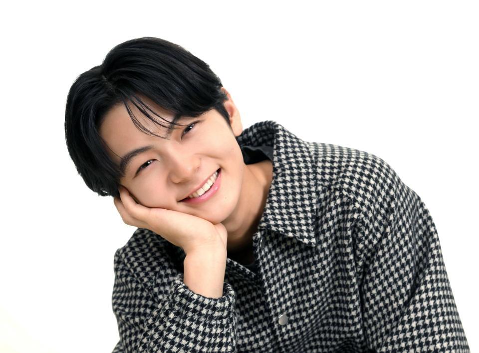 　爽やかさとかわいらしさを兼ね備えた齋藤潤（撮影・堀内翔）