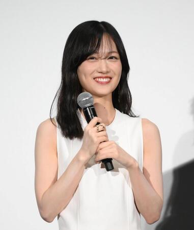 　映画「火喰鳥を、喰う」をＰＲする山下美月（撮影・堀内翔）