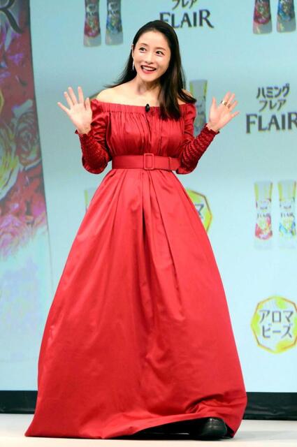 石原さとみ 第2子出産後初の公の場 新CMお披露目に「幸せな気持ち