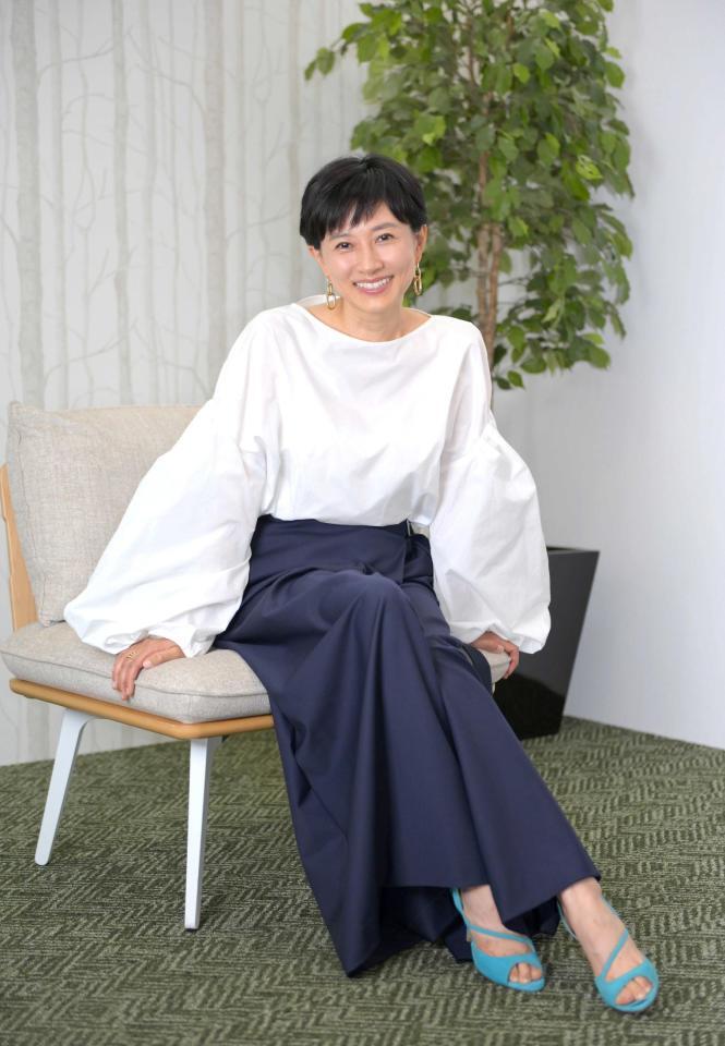 　１５年ぶりの映画出演で主人公を演じる菊川怜（撮影・伊藤笙子）