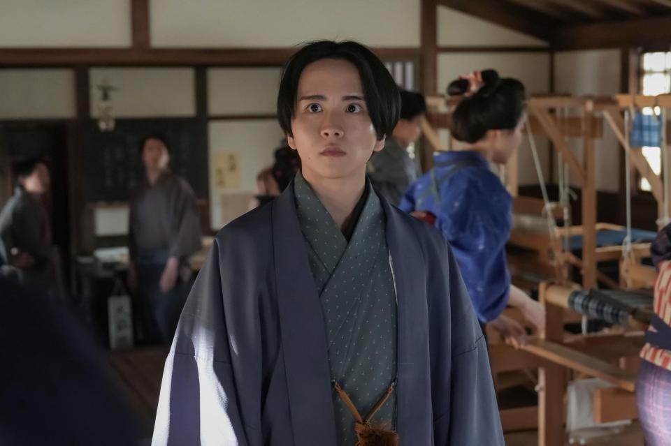 　ＮＨＫ連続テレビ小説「ばけばけ」に出演中の板垣李光人