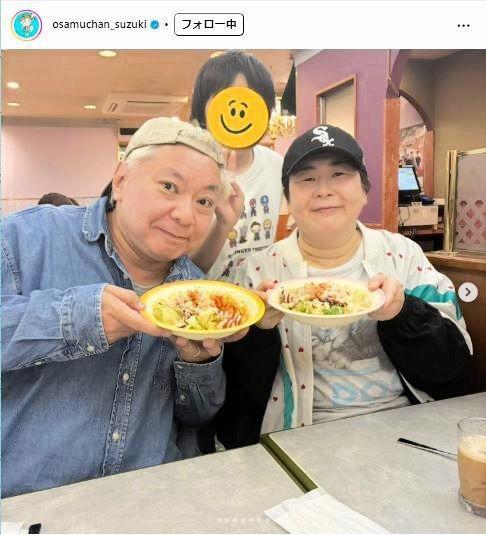 　鈴木おさむ氏インスタグラム＠１ｏｓａｍｕｃｈａｎ＿ｓｕｚｕｋｉから