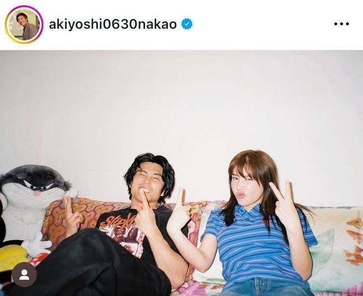 中尾明慶のインスタグラム＠ａｋｉｙｏｓｈｉ０６３０ｎａｋａｏ（４月２１日付）より