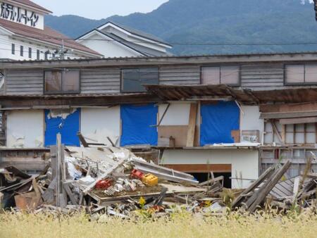 　能登半島地震で被災した輪島市朝市通りの街並