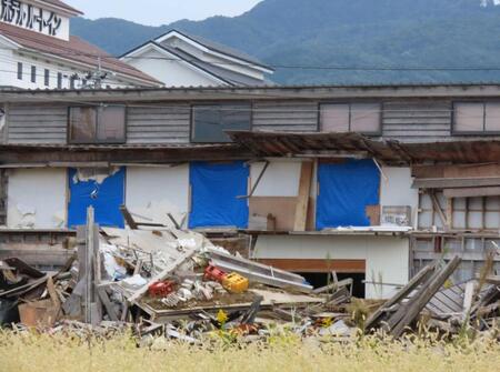 　能登半島地震で被災した輪島市朝市通りの街並み