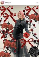 　かわいすぎる！衝撃のオン眉。エルフ荒川のインスタグラム＠ｋｈｋｈｋｈｚｋより