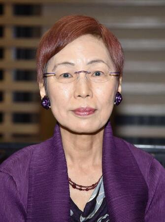 　上野千鶴子氏（２０１４年撮影）