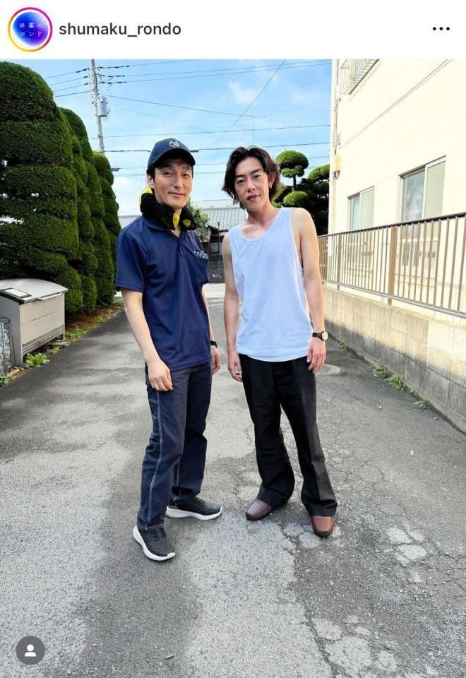 　この顔に「あっ？！」なオフショット。「終幕のロンド」のインスタグラム＠ｓｈｕｍａｋｕ＿ｒｏｎｄｏより