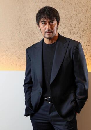 　俳優としての矜持がにじみ出る阿部寛（撮影・吉澤敬太）