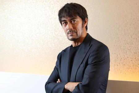 　俳優としての矜持がにじみ出る阿部寛（撮影・吉澤敬太）