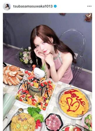 　益若つばさのインスタグラム＠ｔｓｕｂａｓａｍａｓｕｗａｋａ１０１３から