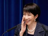 　新内閣が発足し、記者会見する高市早苗首相＝２１日