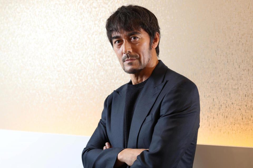 　俳優としての矜持がにじみ出る阿部寛（撮影・吉澤敬太）