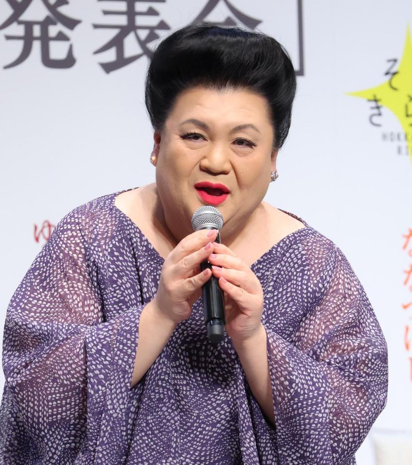 　毒舌をふるうマツコ・デラックス（撮影・吉澤敬太）