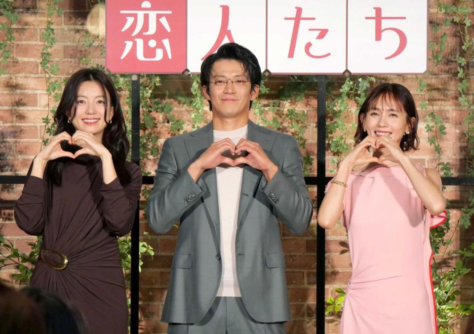 　（左から）ハン・ヒョジュ、小栗旬、中村ゆり