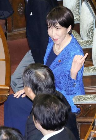 　第２１９臨時国会の開会式に臨む高市首相