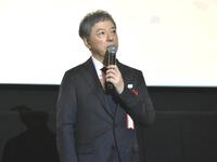 　大阪・中国映画週間開会式に参加した板尾創路＝大阪市内