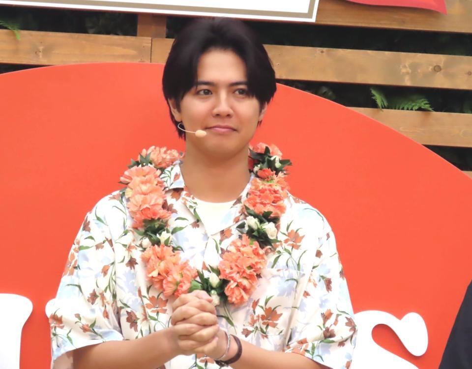 　「ＫＩＮＧ’Ｓ　ＨＡＷＡＩＩＡＮ」体験型イベントに参加したＧＥＮＥＲＡＴＩＯＮＳ・片寄涼太