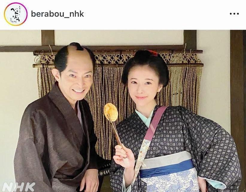 　大河ドラマ「べらぼう～蔦重栄華乃夢噺～」のインスタグラム＠ｂｅｒａｂｏｕ＿ｎｈｋより