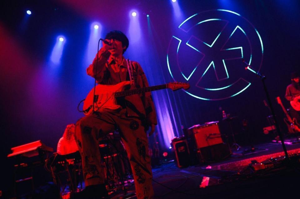 　ソロライブを行った山内総一郎